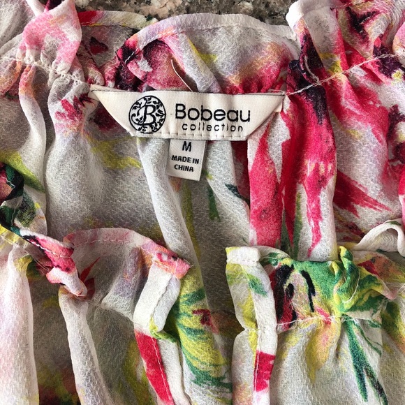 Bobeau Collection Floral Sleeveless Blouse - Picture 2 of 3